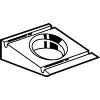 M8 Square Taper Washer 8% - Steel - Hot Dip Galvanised DIN 434