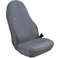 Universal Winged Front Grey Seat Cover - 80 x 70cm