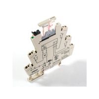 Slimline Input Relay (6mm Width) Includes Socket, SPDT, 50 MA, Push in Terminals, 110 VAC