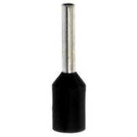 Bootlace Ferrule, Insulated Terminal, Black French Coding 1.5mm x 8F, Pack of 500