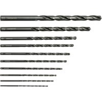 Set of 10 HSS Long Series Drills 2-10.00MM