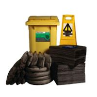 Maintenance 500L Spill Kit in 4 Wheelie Bin - M1230500