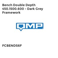 Bench Double Depth 450.1500.600 - Dark Grey Framework