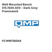 Wall Mounted Bench 315.1500.300 - Dark Grey Framework