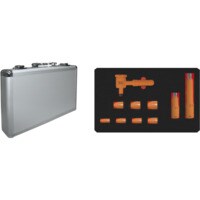 Set of 10 Socket Wrenches 1/4" 1000V (Inches)
