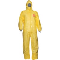 Tychem 2000 C Standard Hooded Yellow Disposable Coveralls (M)