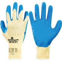 Kevlar Gloves, Cut Resistant, Yellow/Blue, Size 10