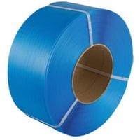 Machine Strapping, Polypropylene, 12 x 0.8mm x 2000MTR, Blue