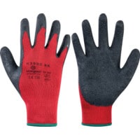 K2000BR Palm-side Coated Red/Black Gloves - Size 11