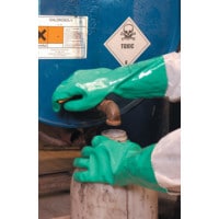 1970E Fleximax Green Nitrile Gloves - Size 9