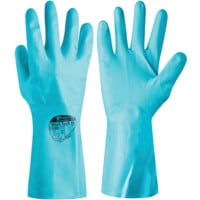927 Nitritech III Chemical Resistant Green Nitrile Gloves - Size 10