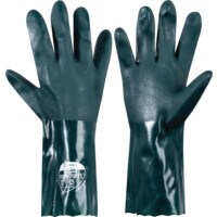 Polyson P73 Green PVC Gloves 350mm - Size 10