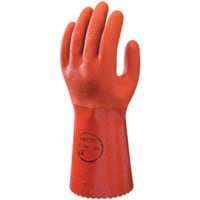620 Orange PVC Gloves - Size 10