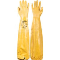 772 Long Sleeve Yellow Nitrile Gloves - Size 9