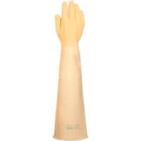 285 Trident Natural Latex Long Sleeve Gloves - Size 10