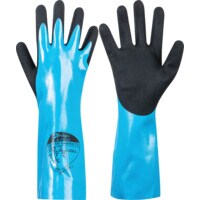 G1 Grip It Oil Black/Green Nitrile Gloves - Size 10