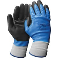 477 Black/Blue Cold Resistant Gloves - Size 9