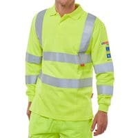 ARC COMPLIANT SAT YELLOW POLO LGE