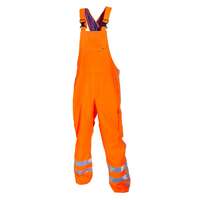 UTTING SNS HI VIS WATERPROOF BIB & BRACE ORANGE MED