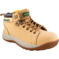 BBH04 Men's Honey Nubuck Hiker Safety Boots - Size 7