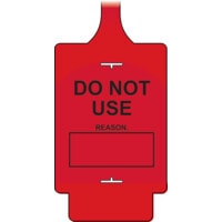 TGF0601R Assettag Flex - Do Not Use 2 - Red - Single