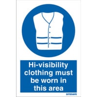 Hi-visibility Clothing Must Be Worn 297 x 210mm S/A