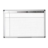 Magnetic Program Organiser 60X 90 Ali Frame (BW)