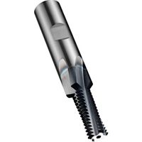 Thread Milling Cutter, Alcrona Pro, Unc, Spiral Flute 10 , Int. Coolant, Din 6535 Hb 7/16 inch x 14