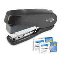 Rapesco Germ Savvy Luna Eco Stapler Plastic 50 Sheet Black