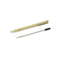 Rotur Standard Mech Black Stripe Clip 7mm Pen Kit Gold (5 pack)