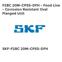 F2BC 20M-CPSS-DFH - Food Line - Corrosion Resistant Oval Flanged Unit