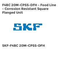 F4BC 20M-CPSS-DFH - Food Line - Corrosion Resistant Square Flanged Unit