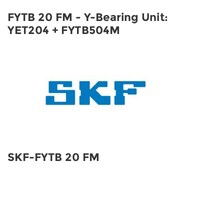 FYTB 20 FM - Y-Bearing Unit: YET204 + FYTB504M