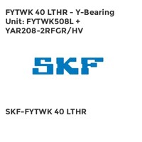 FYTWK 40 LTHR - Y-Bearing Unit: FYTWK508L + YAR208-2RFGR/HV