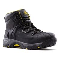 AS803 Waterproof Wide Fit Safety Boots Black Size 7