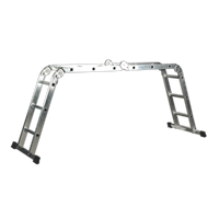 Aluminium Folding Platform Ladder 4-Way EN 131