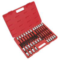 Hex Socket Bit Set30 Piece 1/2" Square Drive