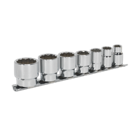 Socket Set7 Piece 3/8" Square Drive Whitworth