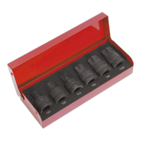 Impact TRX-Star* Socket Bit Set6 Piece 1/2" Square Drive