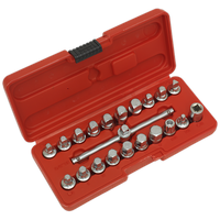 Oil Drain Plug Key Set21 Piece 3/8" Square Drive