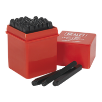 Letter & Number Punch Set36 Piece 4mm