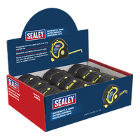 Rubber Tape Measure 5m (16ft) x 19mm Metric/Imperial Display, Box of 12