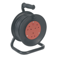 Cable Reel 15m 4 x 230V Thermal Trip