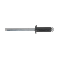 Aluminium Rivet Black Standard Flange 4.8 X 14MM Pack of 200