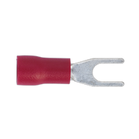 Easy-entry Fork Terminal 3.7mm (4BA) Red, Pack of 100