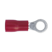 Easy-entry Ring Terminal 4.3mm (4BA) Red, Pack of 100