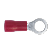 Easy-entry Ring Terminal 5.3mm (2BA) Red, Pack of 100