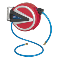 Retractable Air Hose Reel 6.5M 6.5MM ID - Pu Hose