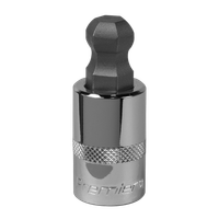 Ball-end Hex Socket Bit 14mm 1/2" Square Drive