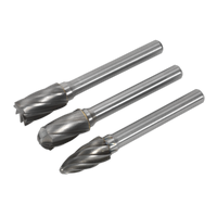 Tungsten Carbide Rotary Burr Set 3PC Ripper/Coarse